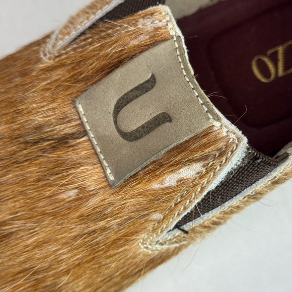 UWEZO Brown Cowhide Slip-On Shoes Size 9.5 - Picture 9 of 11